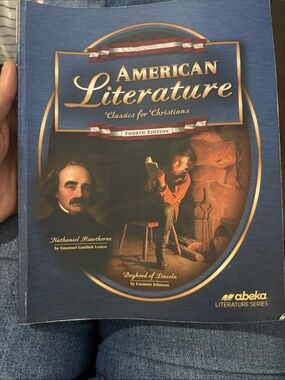 Abeka American Literature paperback Textbook - used condition